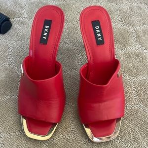 Red DKNY shoes